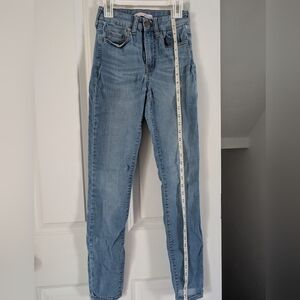 SO high rise skinny size 0/24w denim